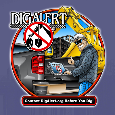 Contact 811 before you dig!