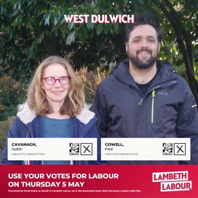 Updates from your local Labour & Co-op councillors Judith and Fred about all things happening in the West Dulwich ward in Lambeth.