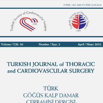 tjtcvs's profile picture. The SCI/E indexed Turkish Journal of Thoracic and Cardiovascular Surgery is the official journal of the Turkish Society of Cardiovascular Surgery.