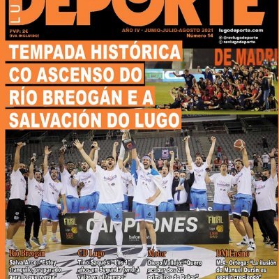 A revista do deporte lugués, moito e grande

Impresa: 🧐En ➕5️⃣0️⃣0️⃣ locais de Lugo cidade
e Concellos da Provincia

Dixital:   🧐 En 🌎 https://t.co/R30xMfGtAm