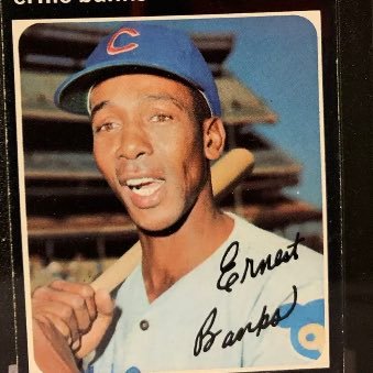 Enjoy collecting vintage baseball cards and anything “Mr. Cub”