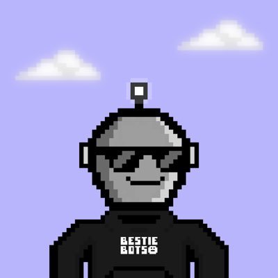4444 Bestie Bots 🤖 You can’t go to the moon without your bestie 🚀 All Bestie Bots are CC0. https://t.co/Nt0y96QGMp