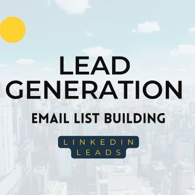 Hello, I am expert in lead generation. Here I am for you provide b2b Lead Generation, Web Research, Internet Marketing, Data Scraping, LinkedIn Leads Etc.
