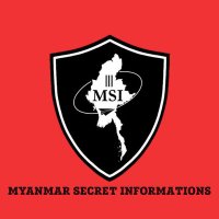 MSI - Myanmar Secret Informations (@don_msi) 's Twitter Profile Photo MSI - Myanmar Secret Informations (@don_msi) 's Twitter Profile Photo
