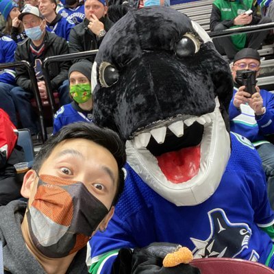 Canucks fan in Taiwan