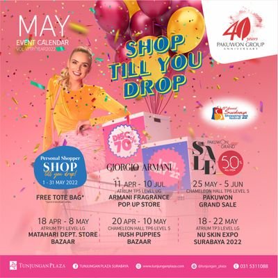 The Ultimate Shopping Excitement in Surabaya | Offering wide range of shopping stores with famous brands | Official Line ID: tunjunganplaza