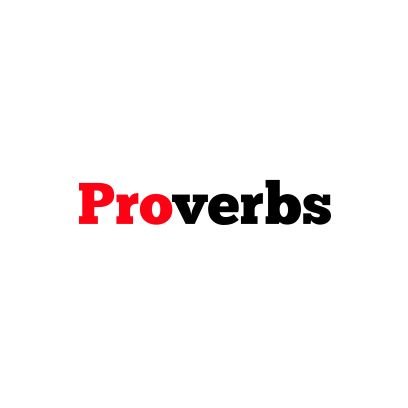 proverbsindeed's profile picture. A collection of insightful proverbs