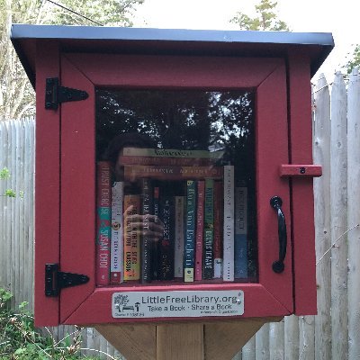 Little Free Library in Black Beach area of Falmouth, MA
Charter #108026
Near the intersection of Little Neck Bars Road and Gilbert Lane