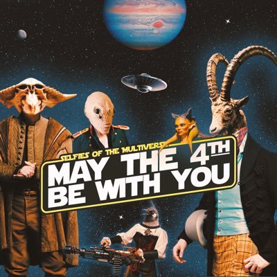 10,000 unique, algorithmically generated selfies taken from across alternative universes at the same point in time. 4th of May - the official Star Wars Day!