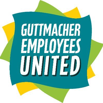 Union of @Guttmacher staff. Proudly represented by @opeiu153 #GuttUnionStrong #UnionStrong