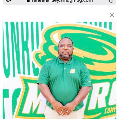 Monroe High Alum : Offensive Coordinator/ Wr Coach at Monroe High School , Man of God, Former Alabama A&M Wide Receiver.  PE Coach at Lincoln Elementary School