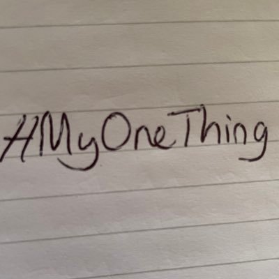 A place where we focus on doing just one thing, a day at a time. What’s your #MyOneThing for today? Let’s celebrate each other’s achievements.