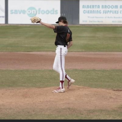 VAB alum/class 2022/@niagaraBASE signee RHP Soph Colby Community College📍6’3 195lbs. FB 91-93 T95 SL 82-84 CB 77-79 CH 82-84 3.8GPA.