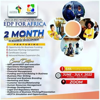 EDP for Africa is a social enterprise geared towards equipping African entrepreneurs with knowledge for a successful business development and growth.