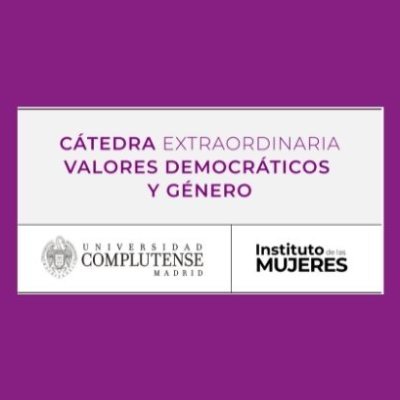 La Cátedra es un convenio de la UCM y el Instituto de las Mujeres, que tiene el objetivo de desarrollar investigación, docencia y formación.