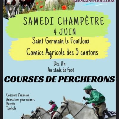 Samedi Champêtre organisé le 04 Juin 2022 à St Germain Le Fouilloux (53), Comice agricole « des 5 cantons ». Entrée gratuite et restauration sur place.