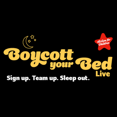 Raising funds so Action for Children can deliver safe and happy childhoods in the UK. Boycott your Bed on Friday 3 October 2025.