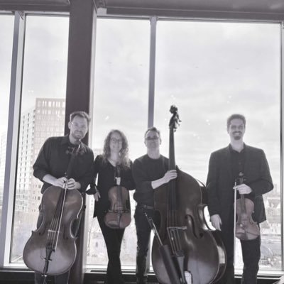 Contemporary music/improvising string quartet in MKE, WI. Allen (violin) Molly (viola) Pat (cello) Barry (bass).