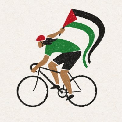 We cycle to support Palestine & oppose Israeli apartheid. We fundraise for children in Gaza & Palestinian cyclists. #SaveGaza #CeasefireNOW 🇵🇸 🍉🇵🇸