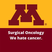 UMN Surg Onc (@umnsurgonc) 's Twitter Profile Photo UMN Surg Onc (@umnsurgonc) 's Twitter Profile Photo