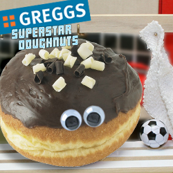 TripChocVanilla's profile picture. Hellooo! I'm Triple Choc Vanilla Doughnut - A very famous Greggs Doughnut. I'm choc full of talent - and choc full of... er... vanilla!
Gis the ball!