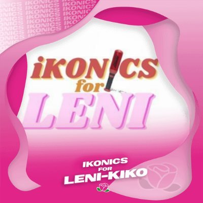 Leni is coming to town ❤️‍🔥 #iKONICS4Leni #KulayRosasAngBukas

• Not affiliated with iKON or YG Entertainment.