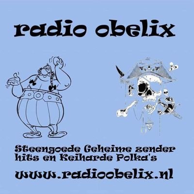 Radio Obelix
https://t.co/lI4bcKojWO

#piraten #piratenhits #piratenmuziek #radio #muziek #polka #geheimezender #nederlandstalig #etherpiraten #dj #hits