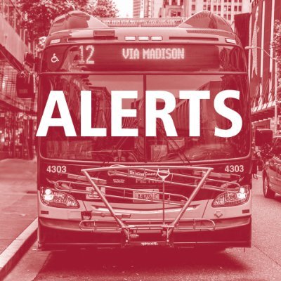 King County Metro Transit Alerts 🚏🚍⚠️