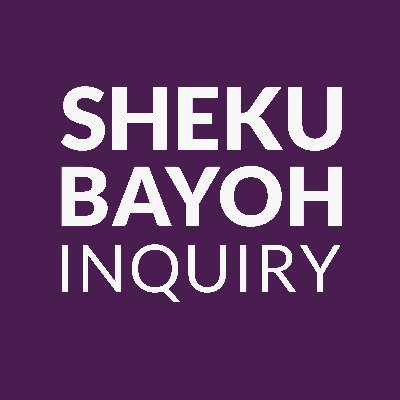 Official Twitter feed for the Sheku Bayoh Inquiry, posting hearing schedules/media releases. Go to our website for links to all the Inquiry hearings.