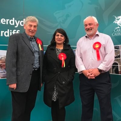 Your Welsh Labour team, Cllrs Graham Hinchey, Julie Sangani and Mike Ash Edwards, working hard for Heath & Birchgrove all year round. RTs not endorsements.