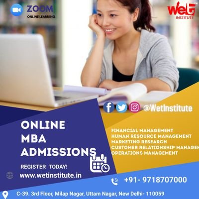 MBA_Adm's profile picture. Education Consultant @wetinstitute 
#Graduation #Postgraduation #Regular #Distance #LearnAndGrow 
Contact @ 9986756564

https://t.co/eTw3SHUeIu