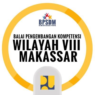 Akun Twitter resmi dari Balai Pengembangan Kompetensi PU Wilayah VIII Makassar, Badan Pengembangan Sumber Daya Manusia (BPSDM) Kementerian PU.