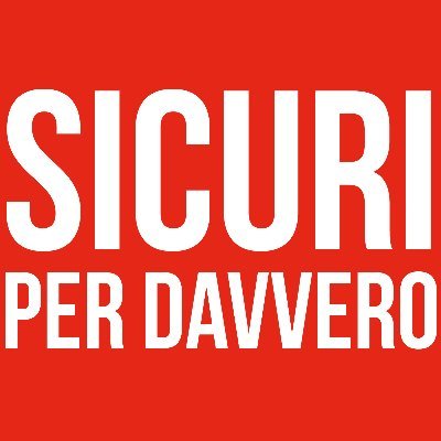 Account ufficiale della campagna #Sicuriperdavvero. Seguici e partecipa!