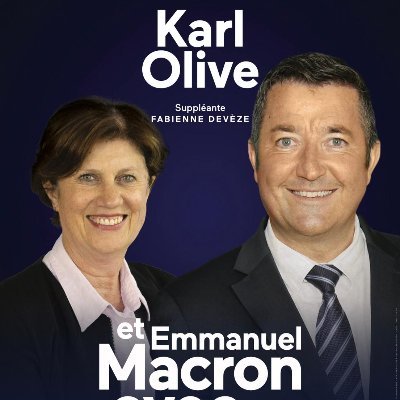 🇫🇷 Compte officiel de la campagne de @KARLOLIVE à l’élection législative sur la 12ème circonscription des Yvelines !🗳 @avecvous
Suppléante : @DevezeFabienne