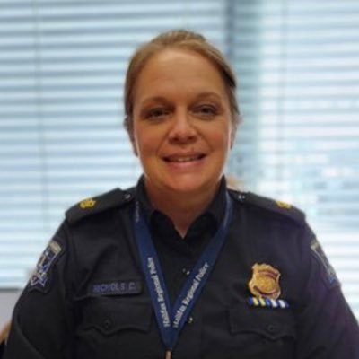 East Divisional Commander Halifax Regional Police. Advocate for women in Law Enforcement and women in trades. Past President Atlantic Women in Law Enforcement.