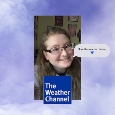 hiiii I’m Jamie I’m autistic and I’m 21 years old and I’m a huge fan of @weatherchannel 💙 I first started watching when I was only about 4 or 5 years old :) ✨