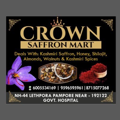 Deals in 100% pure Saffron, Silajeet,Honey,Dryfruits,and Kashmiri spices