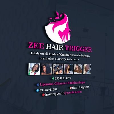 Trigger your beauty, Deal on quality human hairs / wigs , we are here to serve you better.