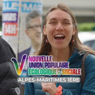 Candidate de la #NUPES Nouvelle Union Populaire Écologique et Sociale dans la 1ère circonscription des Alpes-Maritimes (Nice)