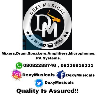 Online Musical Shop.Dealers in Speakers,Microphone,Drums, Saxophone,Amplifier &Mixer,Keyboard,Guitar,Violin,Trumpet,PA system.📞/WhatsApp:08082288746