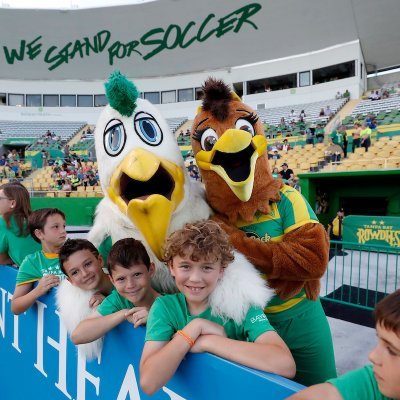 Official @TampaBayRowdies Mascots. Live for #RowdiesSoccer!