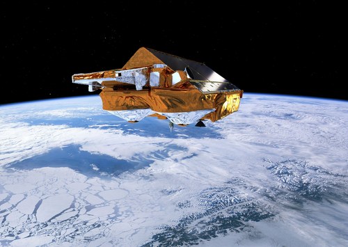 ESA's CryoSat mission is dedicated to precise monitoring of marine ice in the polar oceans and variations of ice sheets overlying Greenland and Antarctica.