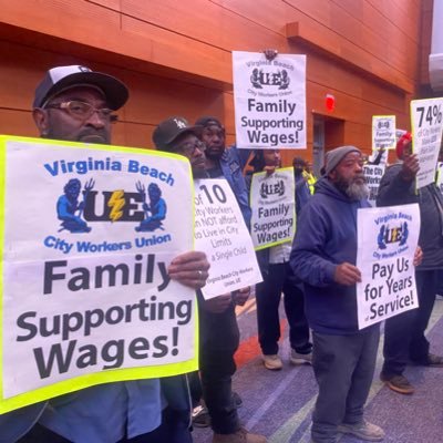 The union for City of Virginia Beach workers fighting for collective bargaining, family supporting wages and safe, dignified working conditions @ueunion