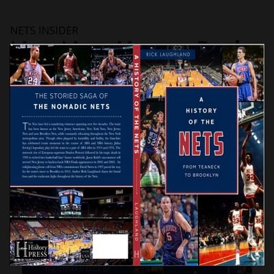 BUY TODAY: A History of the Nets-From Teaneck to Brooklyn. 
Message us for details!