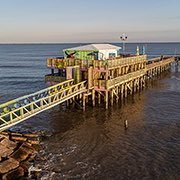 We are a family friendly fishing pier out in the beautiful Gulf of Mexico. We offer snacks, drinks, gifts, fishing, rod rentals, and a viewing deck.