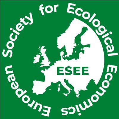 The European Society for Ecological Economics. We are no longer active on Twitter so we will not see messages or mentions.