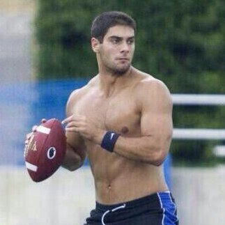 In a completely OBJECTIVE way, this account tweets random game stats from Jimmy Garoppolo's much-debated career to determine...is Jimmy G a good QB?