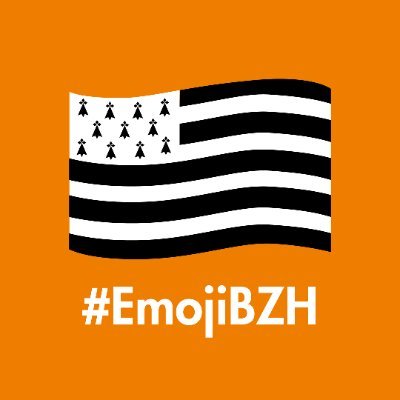 #emojibzh /🏳🏴✊ Opération pour soutenir le projet de création de l'emoji 