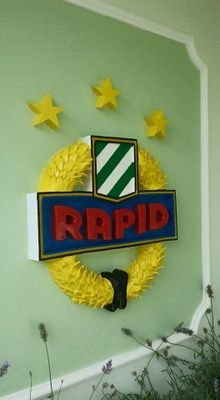 Ich bin Rapid Wien Anhänger mit Leib und Seele