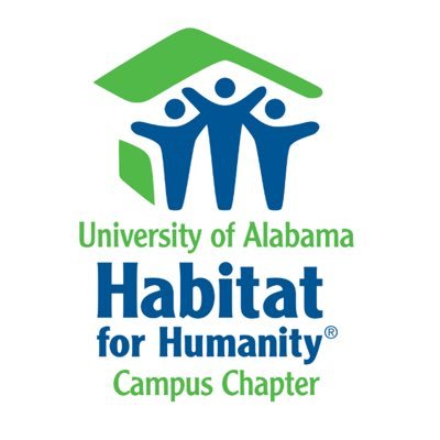 UA students helping Habitat for Humanity of Tuscaloosa build homes, communities, and hope, through building, advocating, educating, and fundraising. 🔨🏡👷
